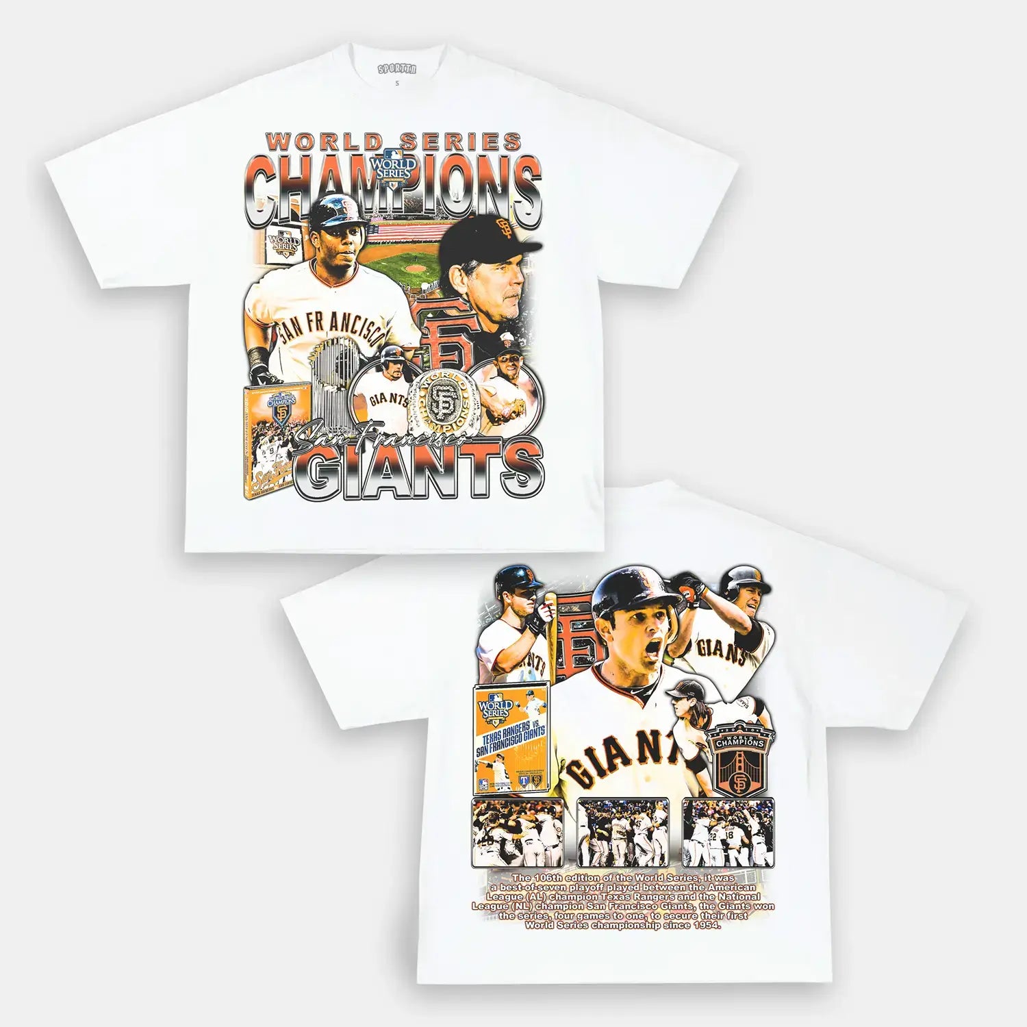 2010 WORLD SERIES CHAMPS - GIANTS TEE