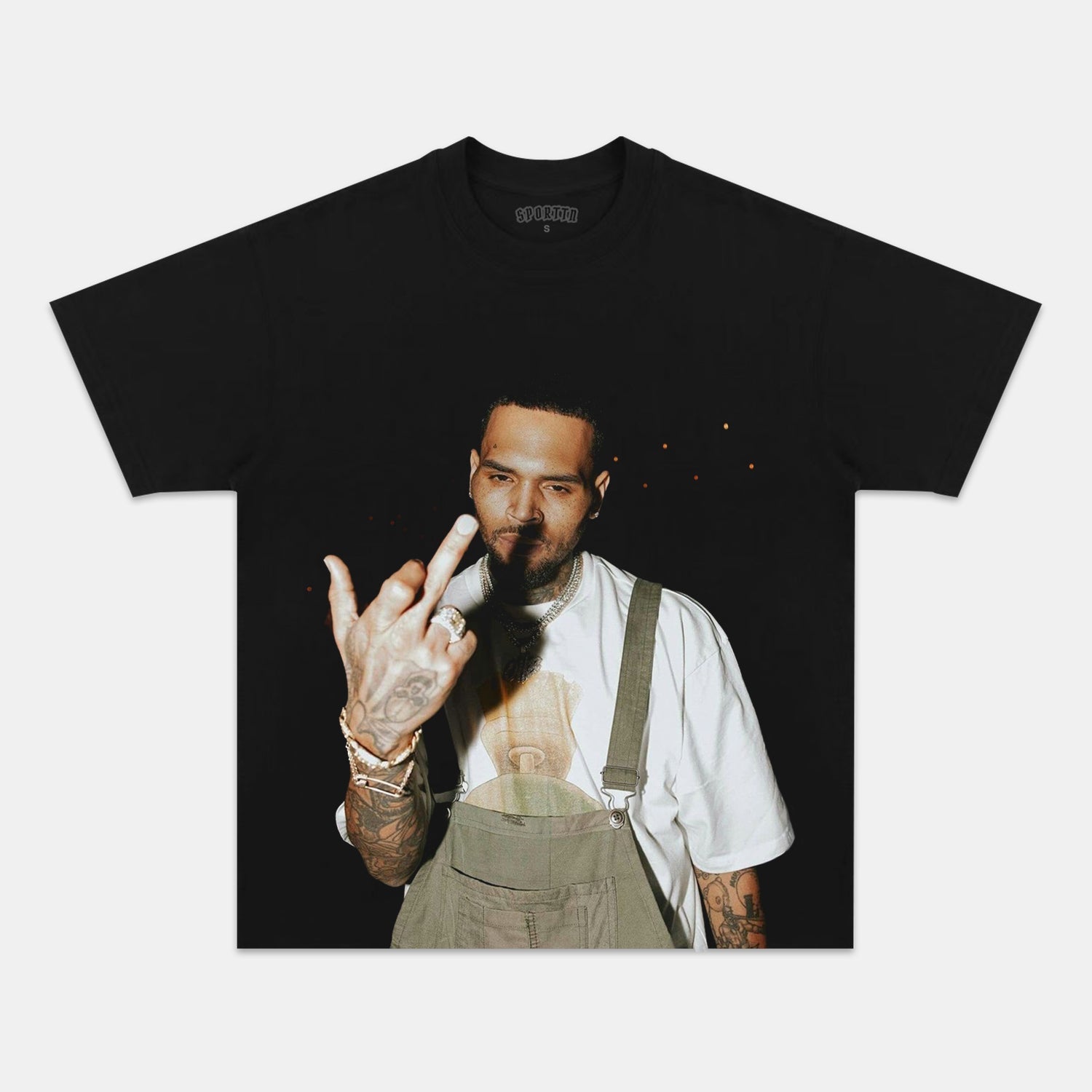 BIG FACE CHRIS BROWN TEE