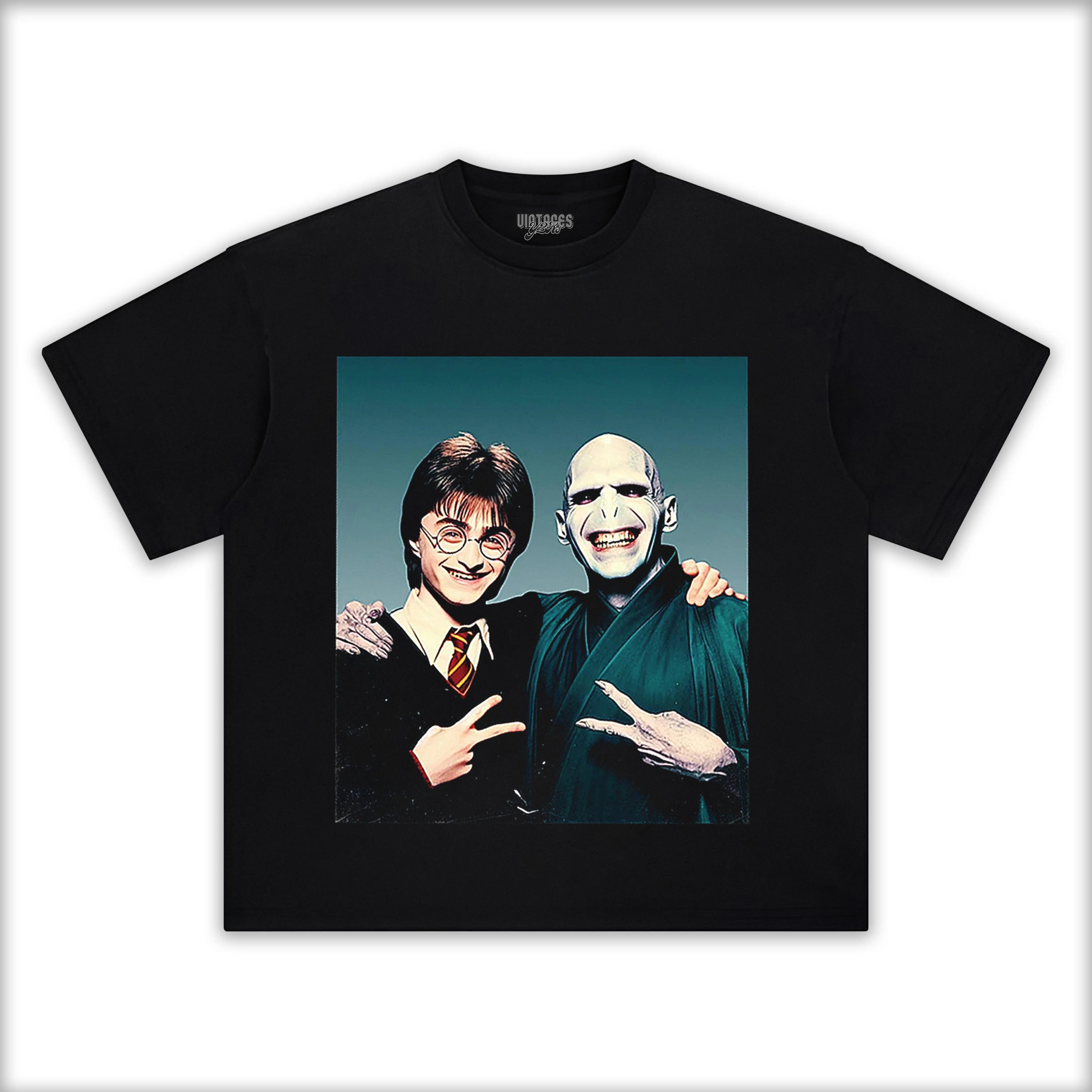 HARRY AND VOLDEMORT SELFIE TEE