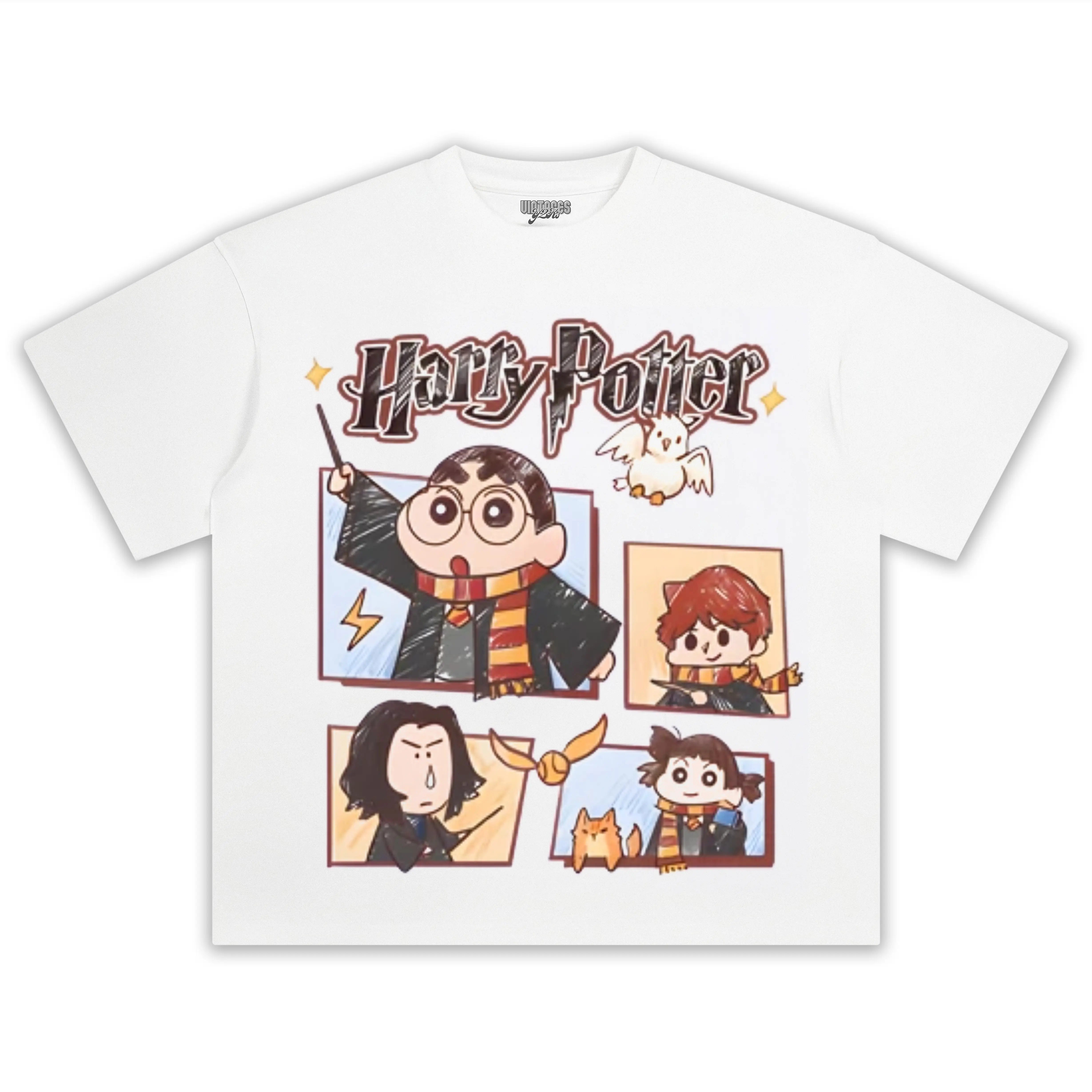 HOGWARTS MEETS SHIN CHAN TEE