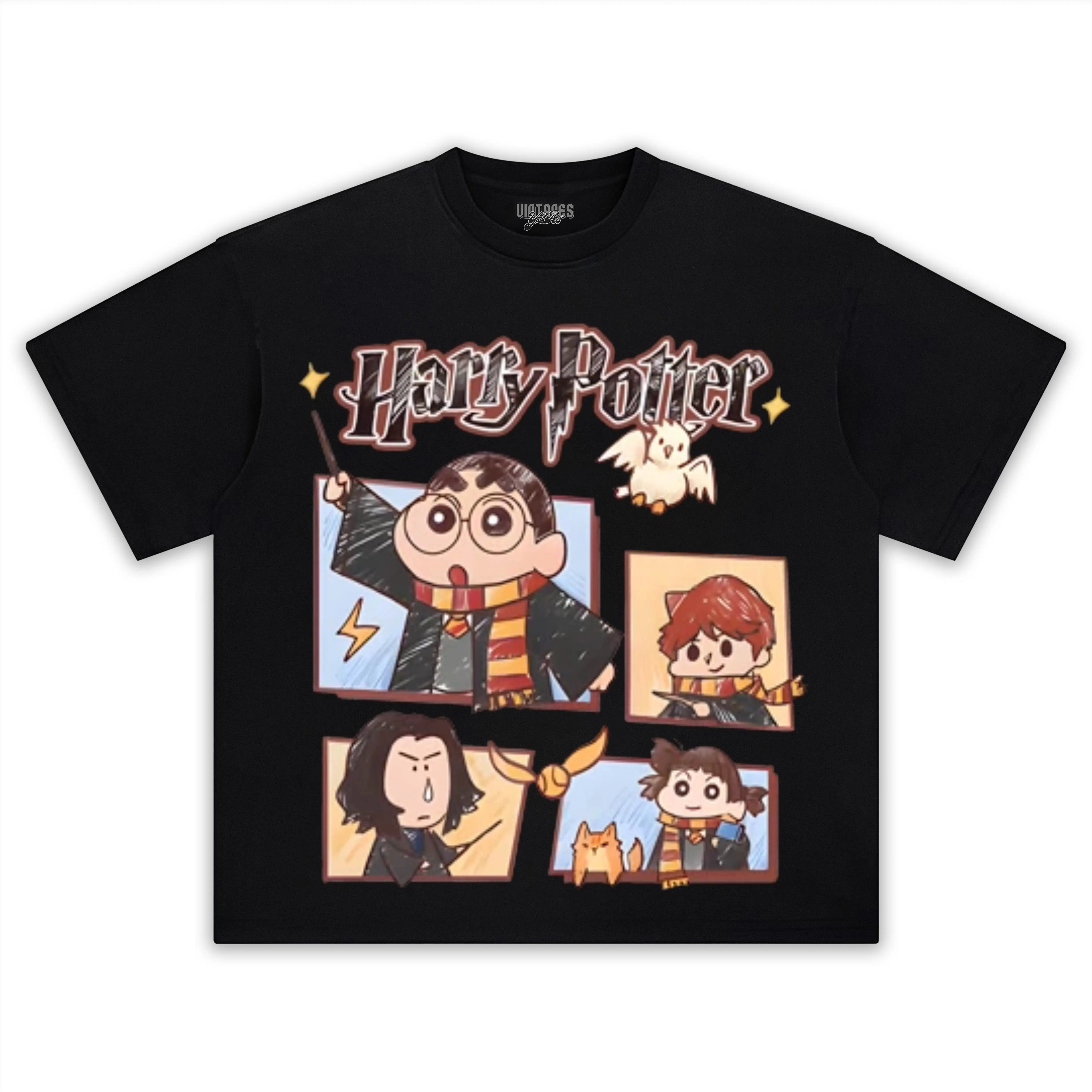 HOGWARTS MEETS SHIN CHAN TEE