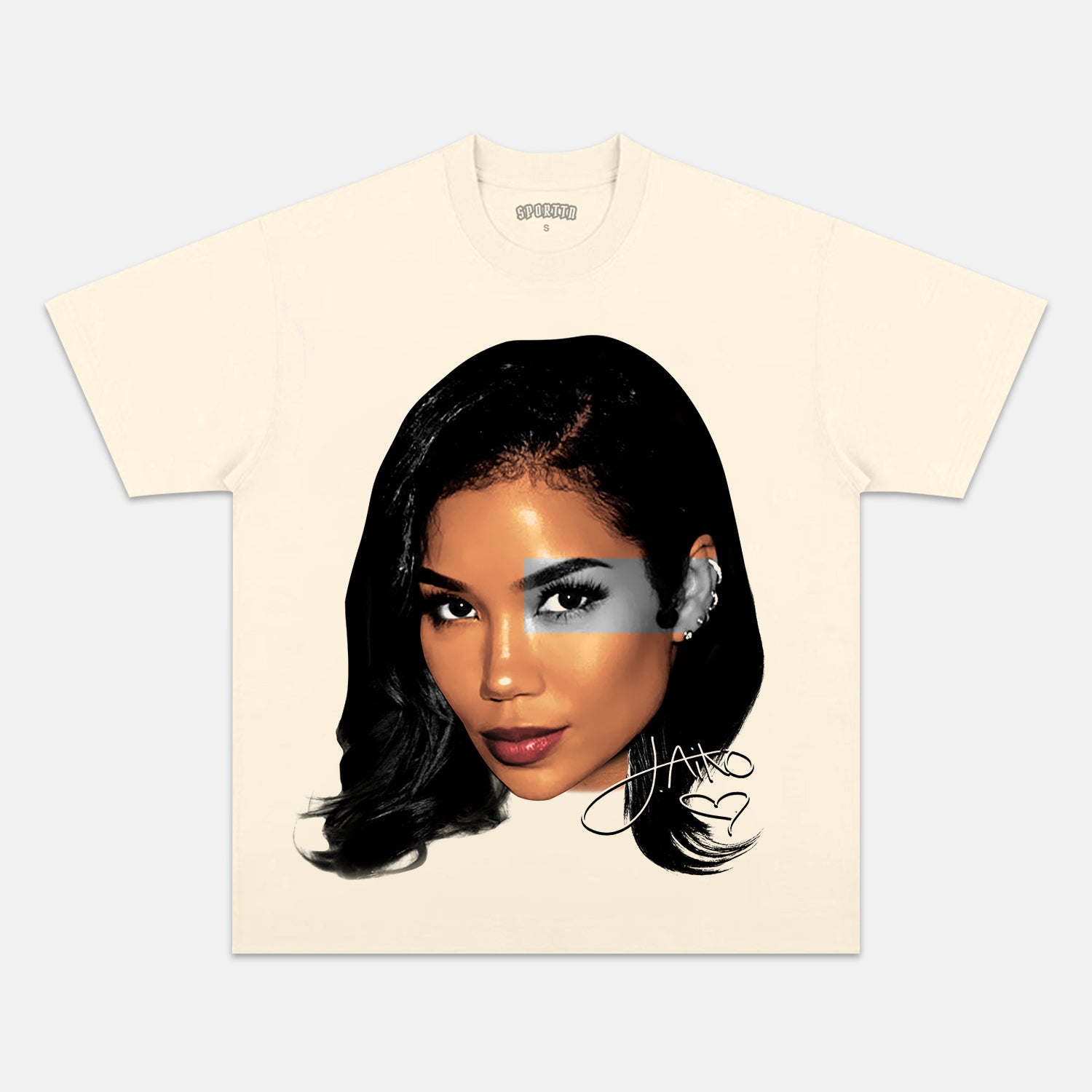 JHENE BIG FACE V9 TEE