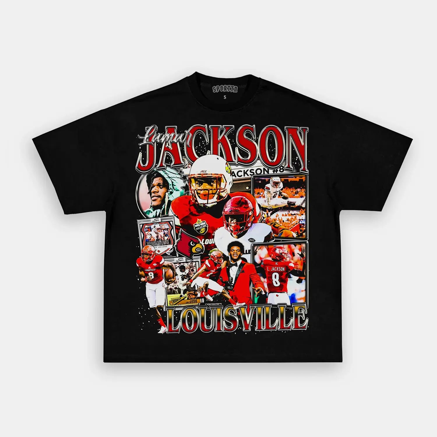 LAMAR JACKSON LOUISVILLE 5T TEE