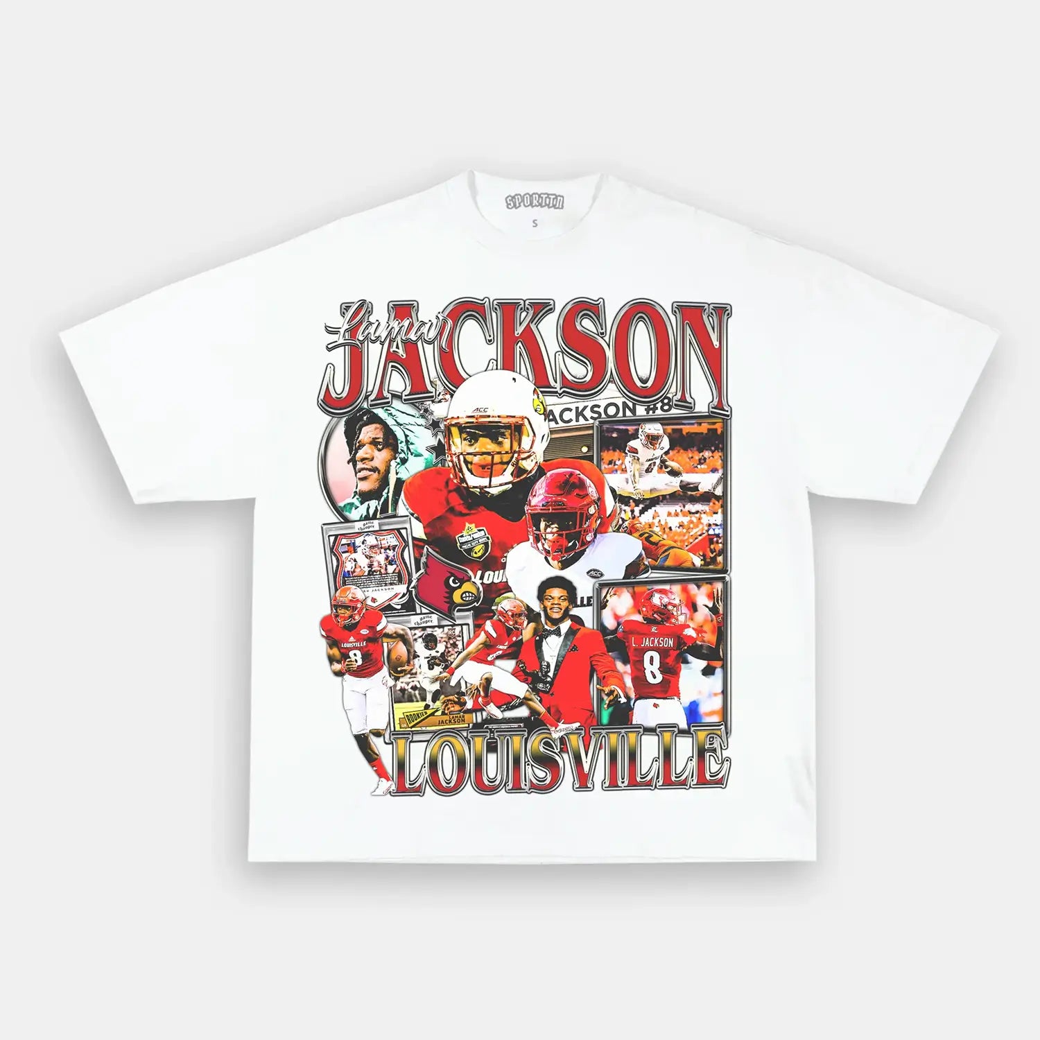 LAMAR JACKSON LOUISVILLE 5T TEE