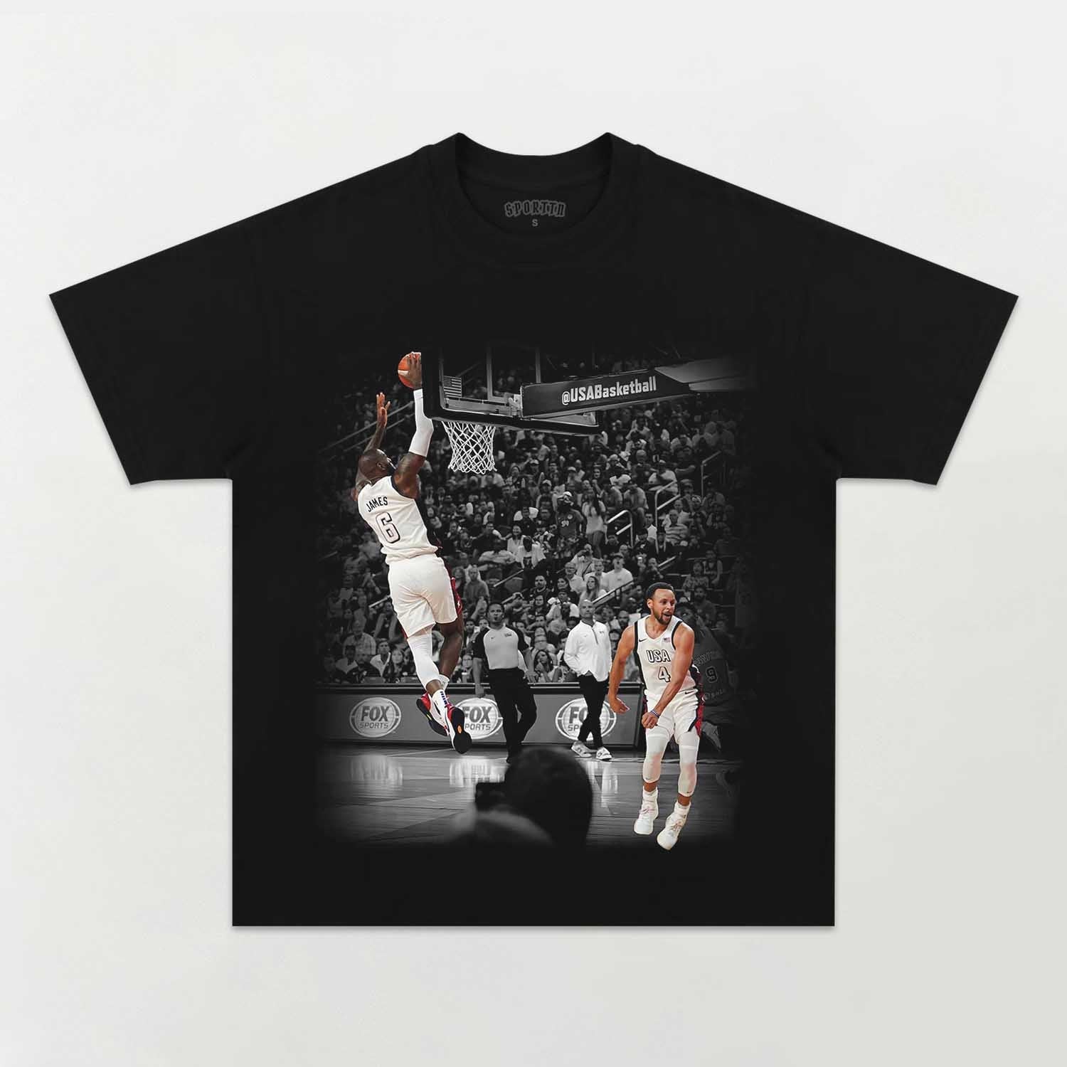 LEBRON JAMES AND STEPHEN CURRY TEE