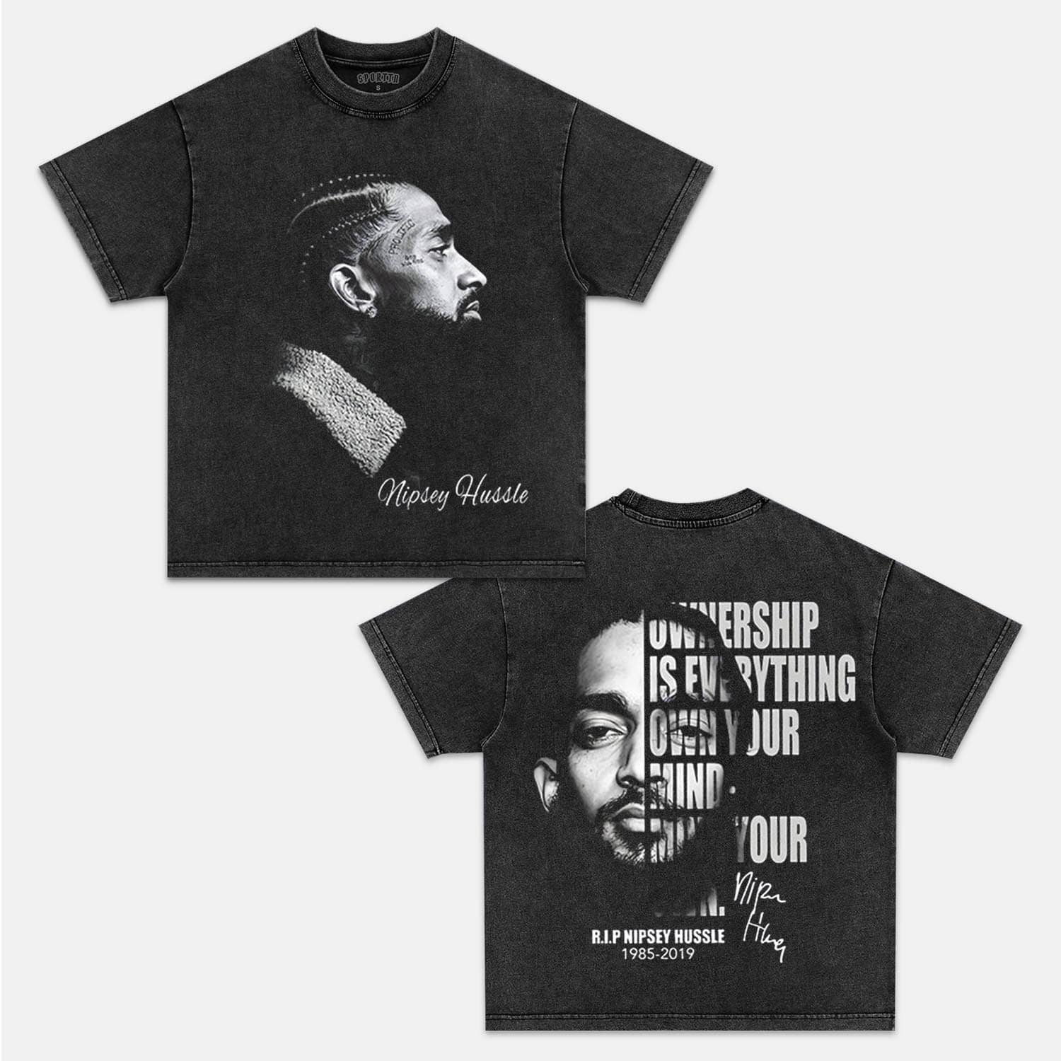 NIPSEY HUSSLE 3V TEE