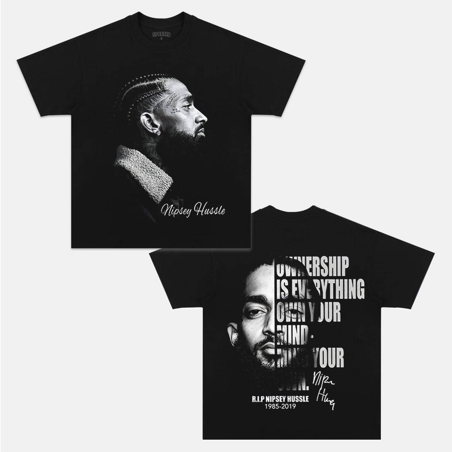 NIPSEY HUSSLE 3V TEE