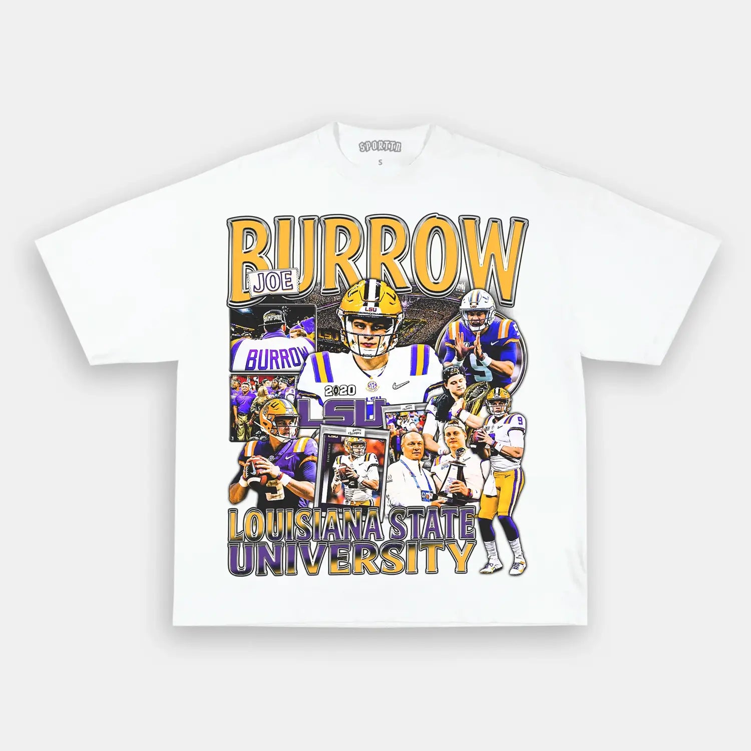 OE BURROW-LSU TEE