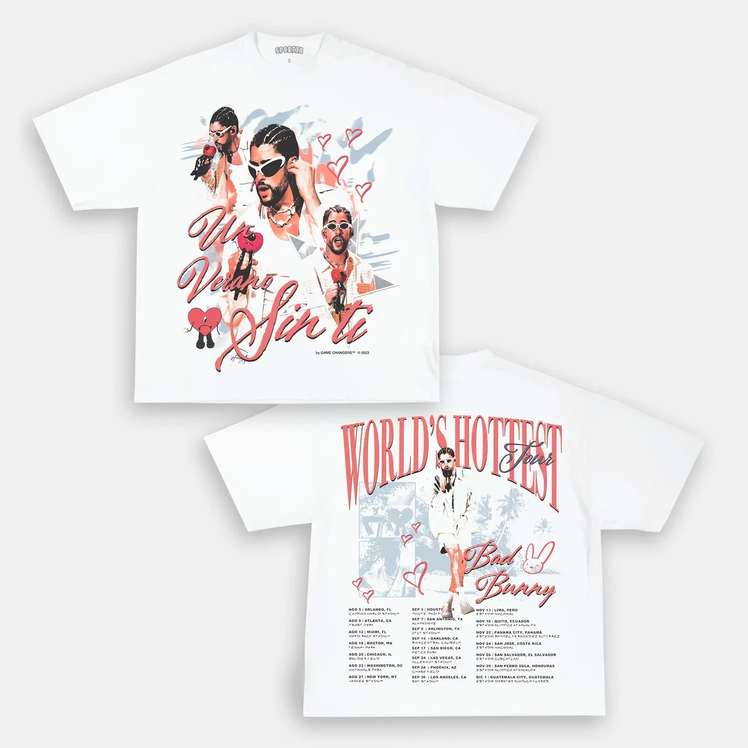 WORLDS HOTTEST TOUR 3V TEE