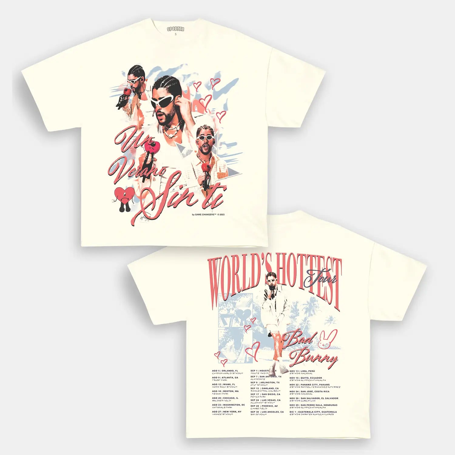 WORLDS HOTTEST TOUR 3V TEE